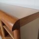 Enfilade/Credenza in oak and brushed brass, Italy, 1970