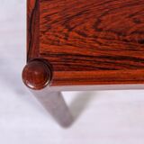 Rectangular Scandinavian coffee table in 1950s rosewood