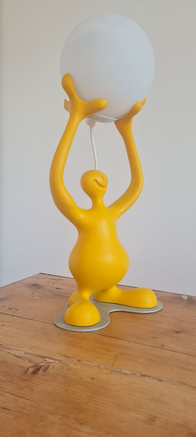 Smile lamp by ruggui italy 1990