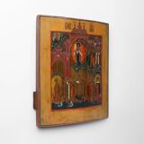 Russian Icon “Intercession of the Theotokos”, Russia ca. 1900