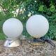 Ensemble de Lampes boules rétro