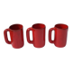 3 large mugs (tankards) from Vallauris, 1970s