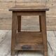 tabouret d'atelier en teck birman
