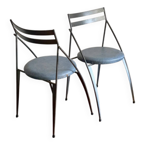 Paire de chaise pliante,