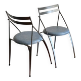 Paire de chaise pliante, 1980