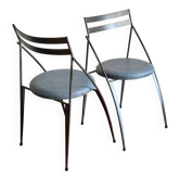 Pair of folding chairs, 1980