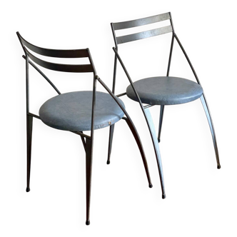 Paire de chaise pliante, 1980