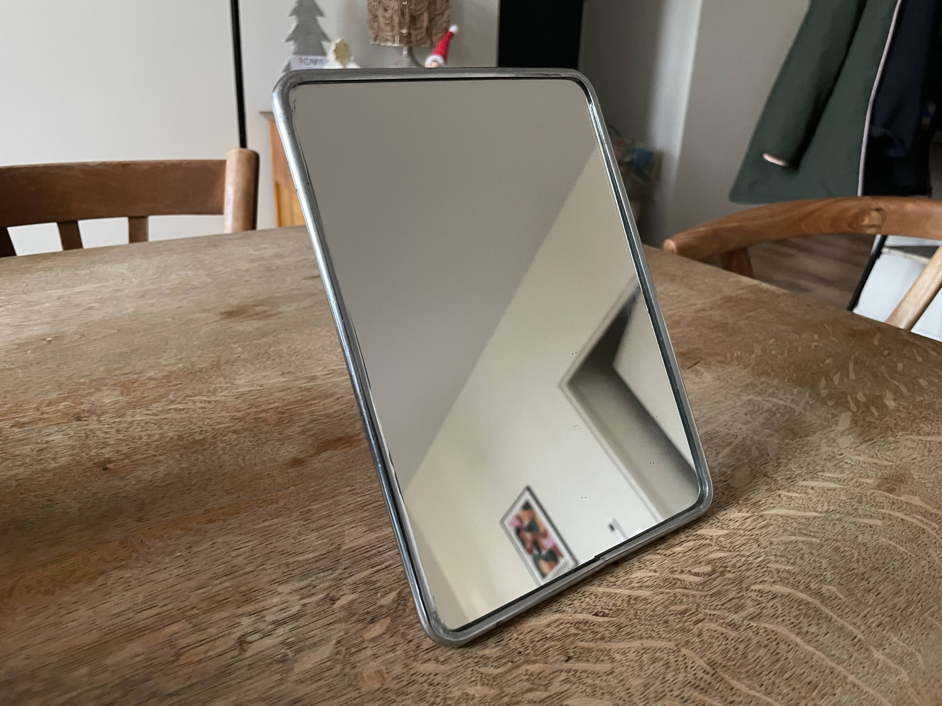 Miroir de barbier années 50