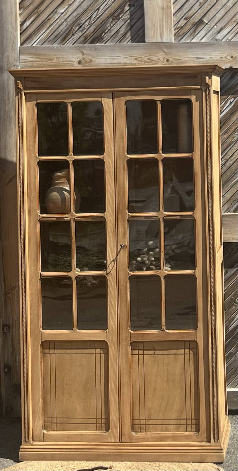 Old Parisian wooden dresser - bookshelf