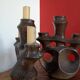 Set of ceramic candle holders - Bastian le Pemp - Quimper