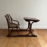 Antique school desk stamped Michael Thonet – early 20th century