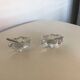 Crystal salt shakers daum