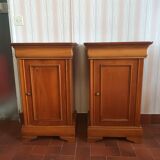 Pair of cherry bedsides