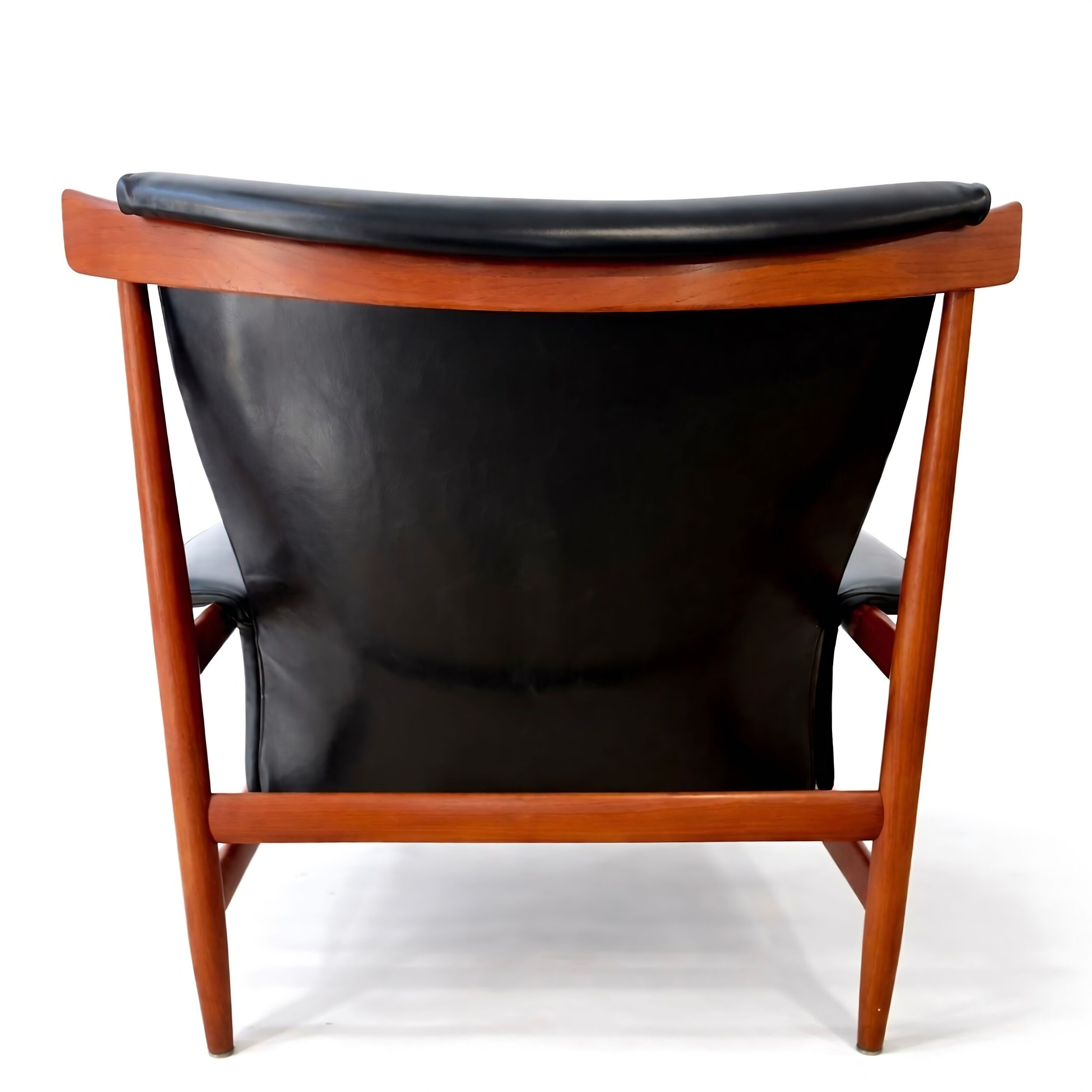 Bwana armchair in teak and leather by France and Son by Finn Juhl