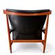 Bwana armchair in teak and leather by France and Son by Finn Juhl