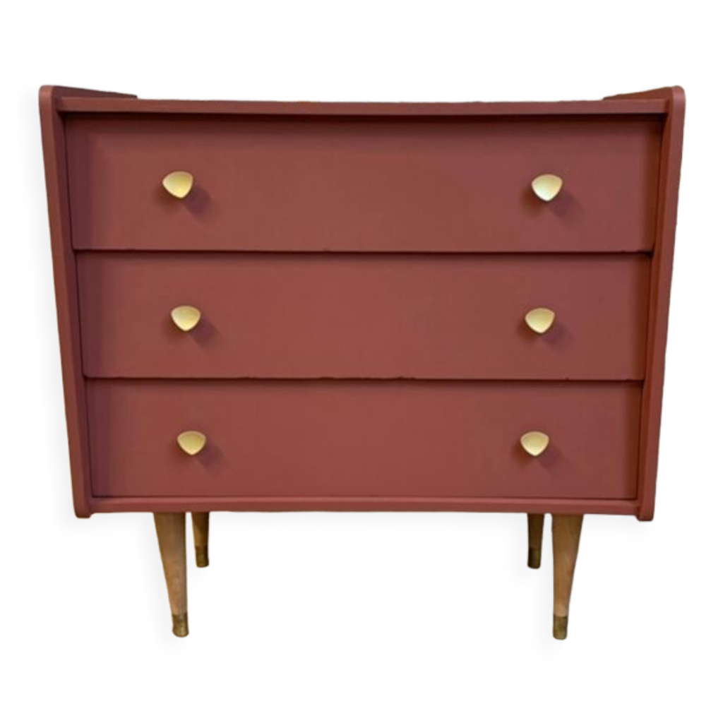 Commode 60s terracotta | Selency