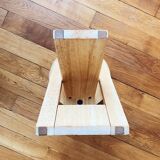 Suzy light wood stools, Adrian Reed, 1970