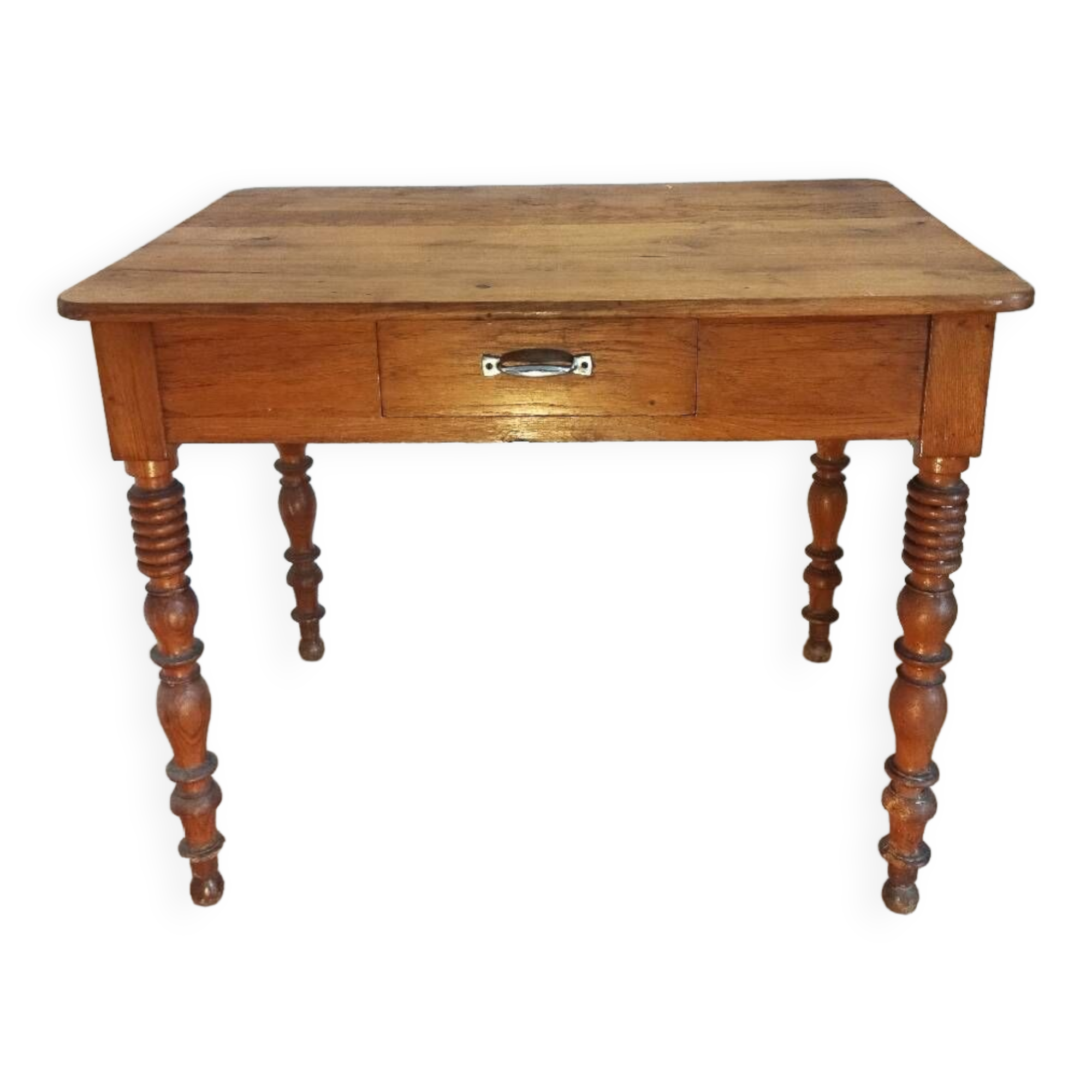 Desk with turned legs