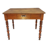 Desk with turned legs