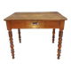 Desk with turned legs