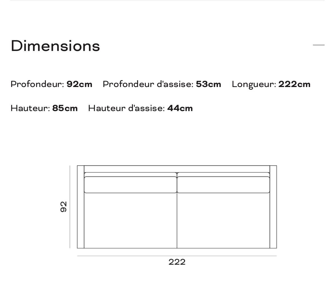 Classic Herran Canapé from Panac