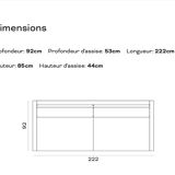 Classic Herran Canapé from Panac