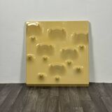 Porte-manteau en plaques par De Pas, D'Urbino & Lomazzi pour Longato, Italie, 1967