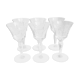 Series of 6 glasses in Vouvray
