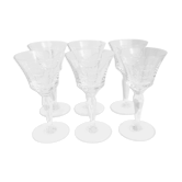 Series of 6 glasses in Vouvray