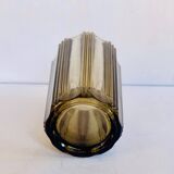 Smoked glass vase