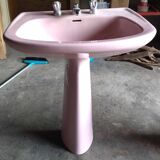 Old pink sink
