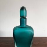 Murano Glass Incisi Series Bottle by Paolo Venini for Venini, 1981