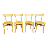 Set of 4 vintage bistro chairs
