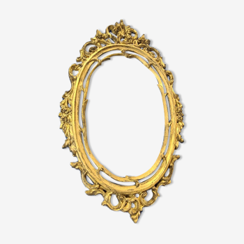 Golden cast iron frame