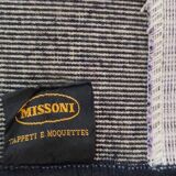 1980s Geometric Italian Woolen Rug by Missoni for T&J Vestor