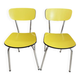 Pair of vintage Formica chairs