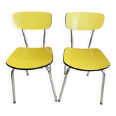 Pair of vintage Formica chairs