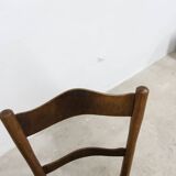 Pair of 1920s Baumann Bistro chairs, seat with design