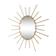Brass sunglasses mirror from the 70s - 39x43cm
