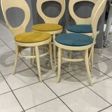 Set of 4 chairs from Baumann, Mouette model, vintage 1970