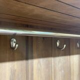 English oak wardrobe from the early 20th century.