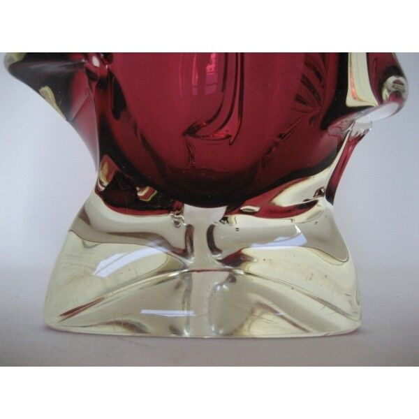 Vintage Val St. Lambert glass vase