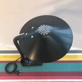 Aluminor metal storage office lamp - black flexible arm vintage 80s