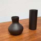 Minimalist German ceramic vases from the mid-century, Wormser Terra-Sigillata, 1960s, set of 3.