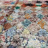 Tapis en tissu boucherouite color2 118x226cm