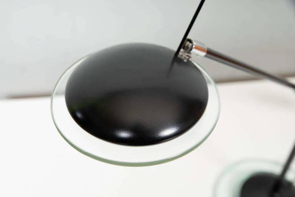 Vintage Memphis style pendant lamp, minimalist desk lamp.