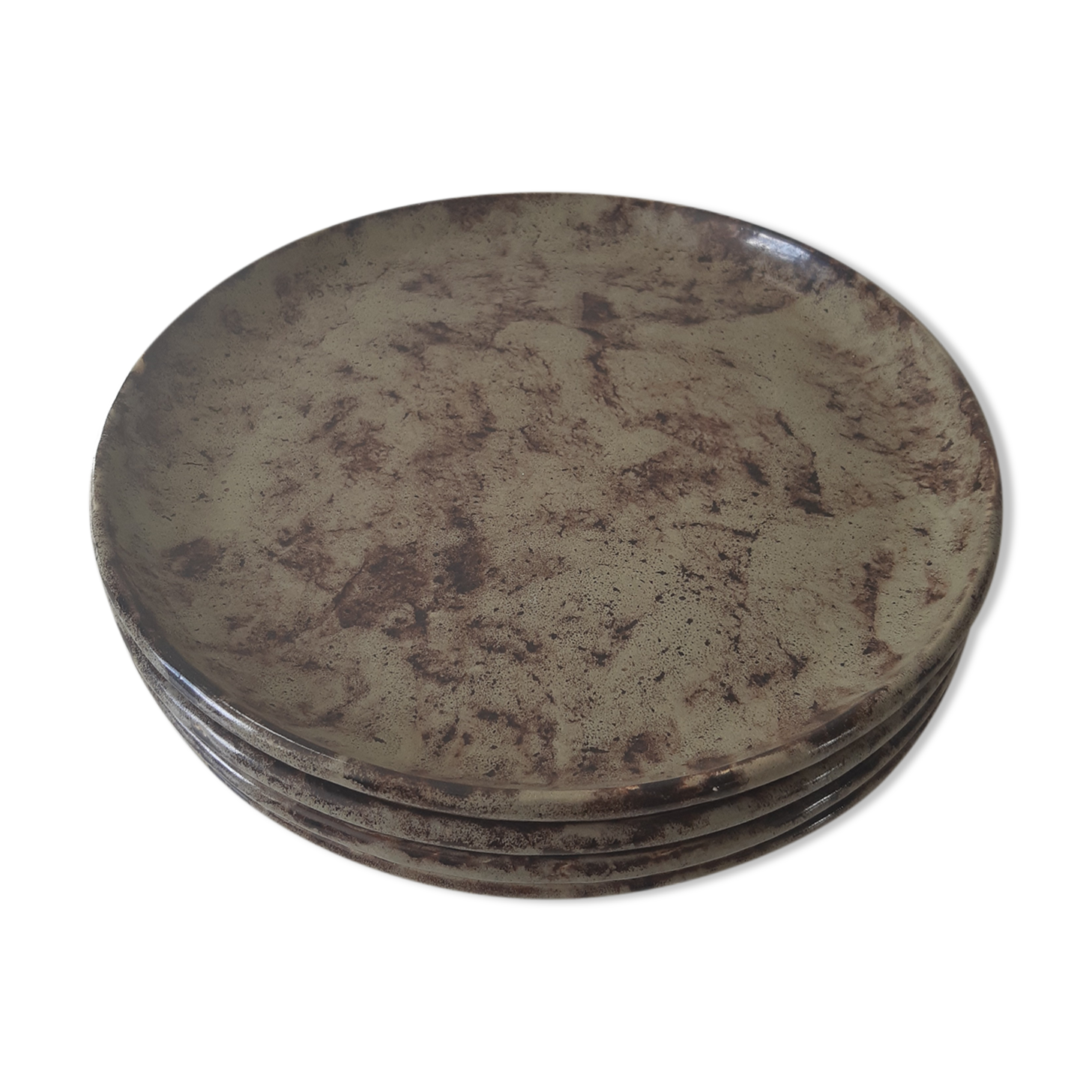 Set of 4 large plates