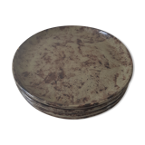 Set of 4 large plates