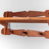 60's coat rack in solid beech