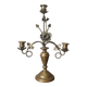 Chandelier trois branches antique en laiton